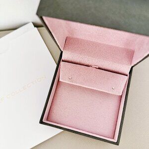 .07 ctw EF Collection "Baby" Solitaire Diamond Stud Earrings 14K White Gold Pair